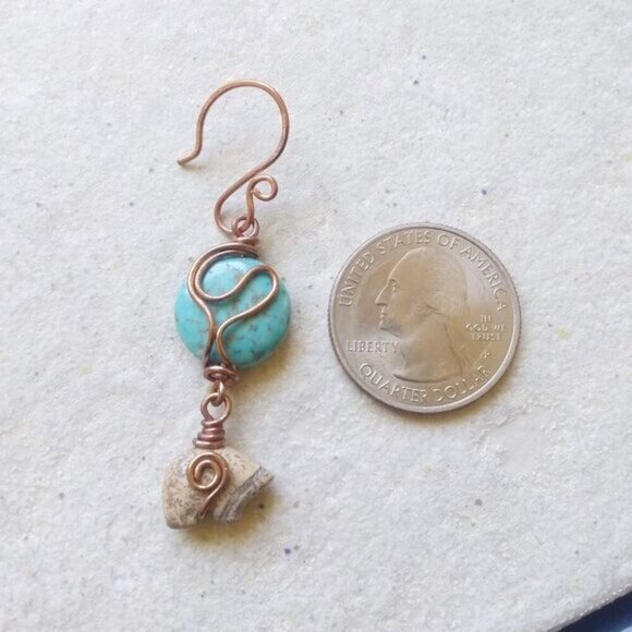 Southwestern Vibes! Mama Bears! Handmade Totem Bears & Spirit Animal Earrings - Picture 6 of 9